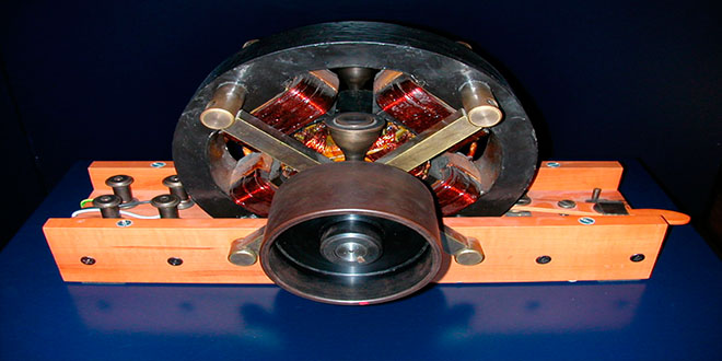 Foto de motor tesla